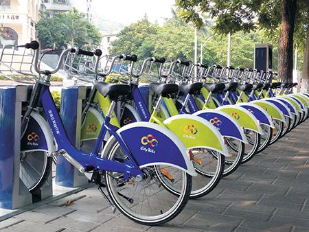 電動アシスト自転車のシェアリングシステム